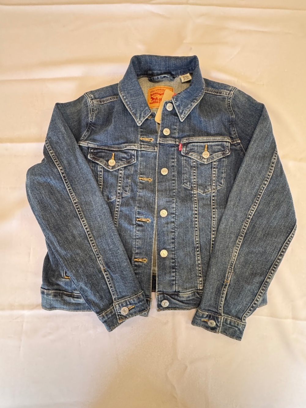 Levi's Women's Original Trucker Jacket Dark Wash Size L